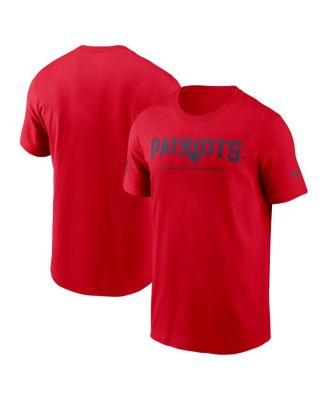 Nike - Men's Red New England Patriots Sideline Performance T-Shirt