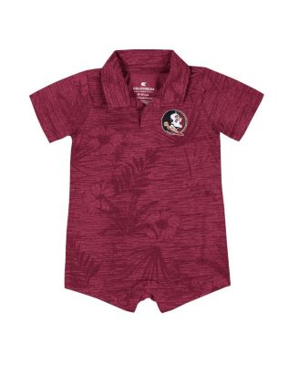 Colosseum - Baby Boys and Girls Garnet Florida State Seminoles Fern Romper