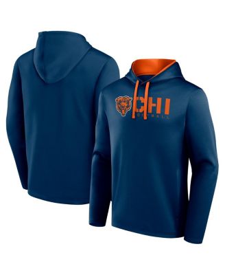 Logo Athletic - Men's Navy Chicago Bears Head Start Pullover Hoodie