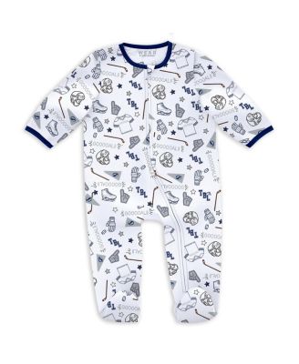 Baby Boys and Girls Tampa Bay Lightning Sleep and Play Sleeper with Bib Set