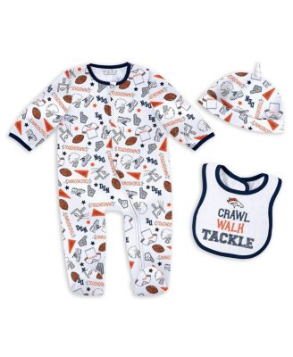 WEAR by Erin Andrews - Baby Boys and Girls Denver Broncos Sleep Play Set
