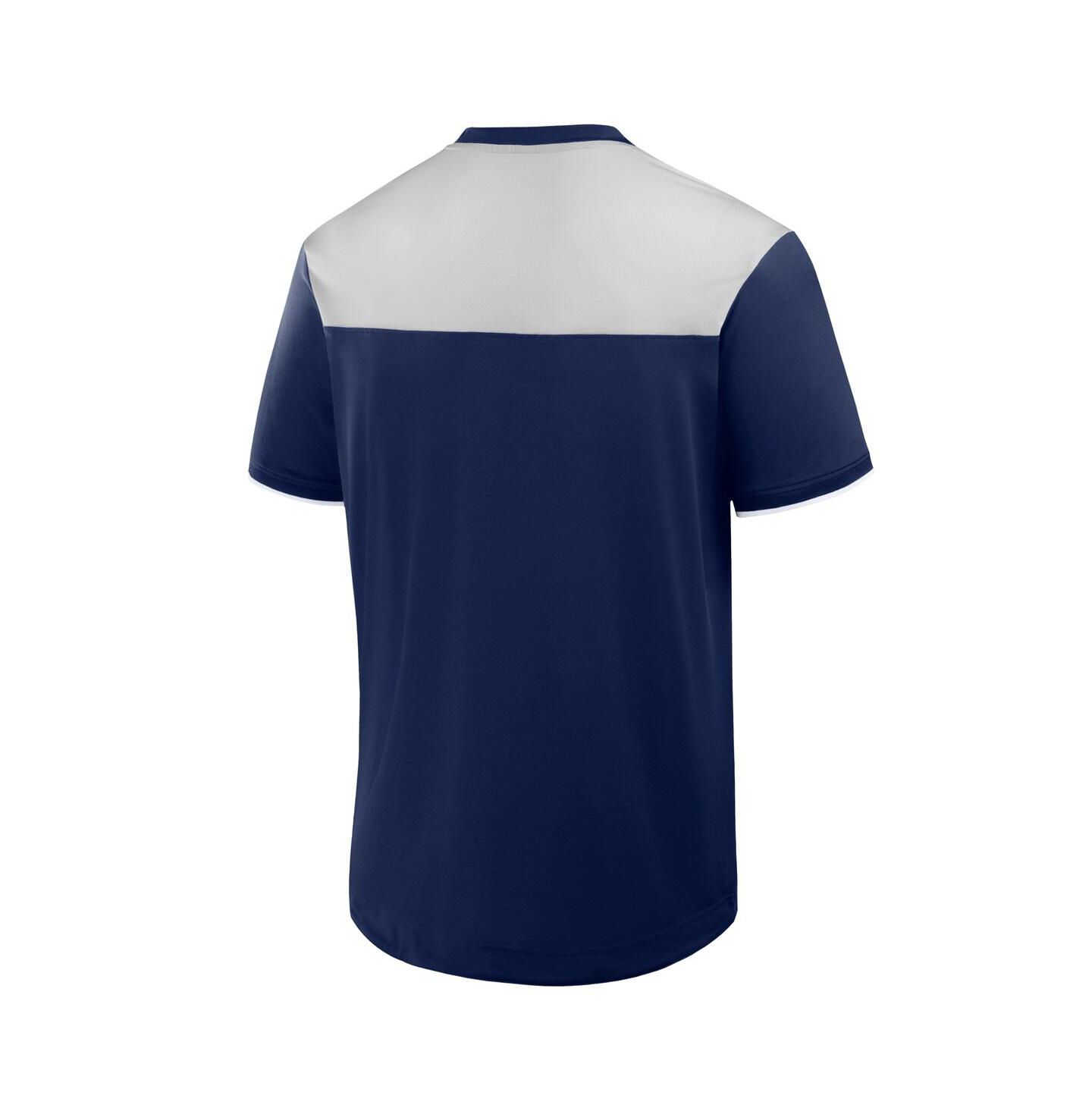 Мужская футболка Fanatics Navy Detroit Tigers Walk Off V-Neck — фото 2