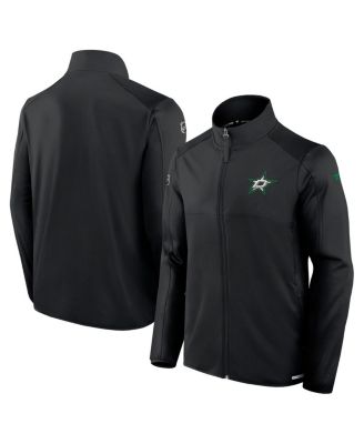 Fanatics - Men's&nbsp;Black Dallas Stars Authentic Pro Rink Fleece Full-Zip Jacket