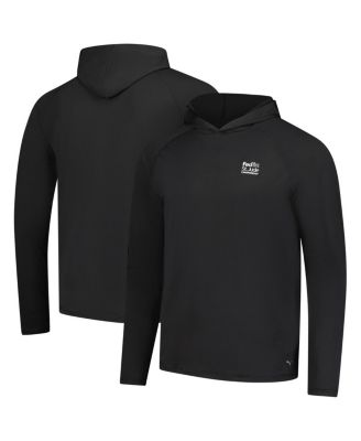 Puma - Men's&nbsp;Black FedEx St. Jude Championship You-V Pullover Hoodie