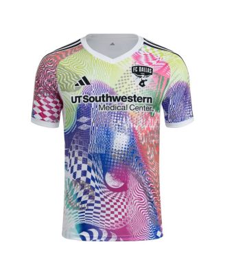 Men's White FC Dallas 2025 Pride Pre-Match Jersey