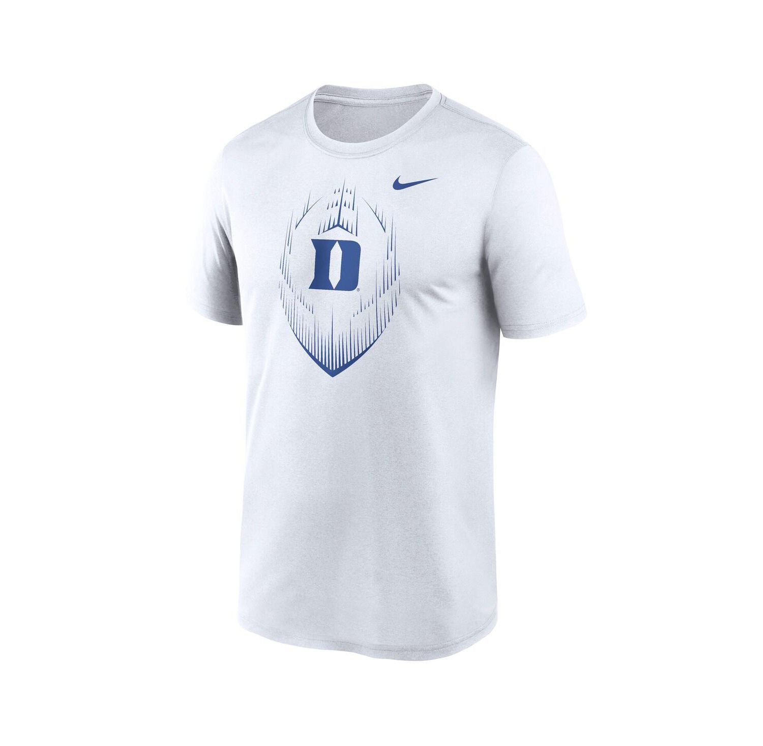 Men's White Duke Blue Devils Primetime Legend Icon Performance T-Shirt