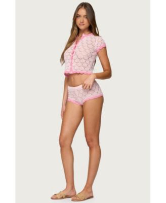 Women's Elisa Open Knit Shorts