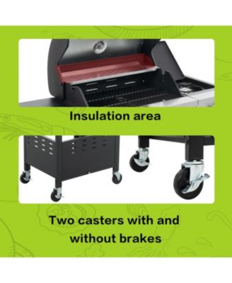 3-Burner Propane Gas Grill with Side Burner