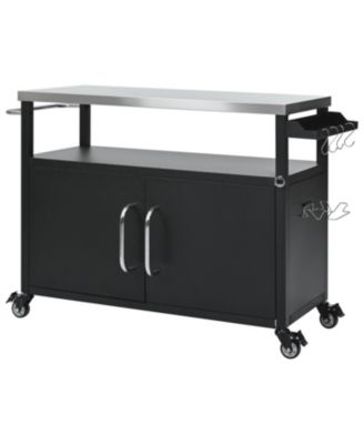 Outdoor Grill Cart Table Kitchen Island