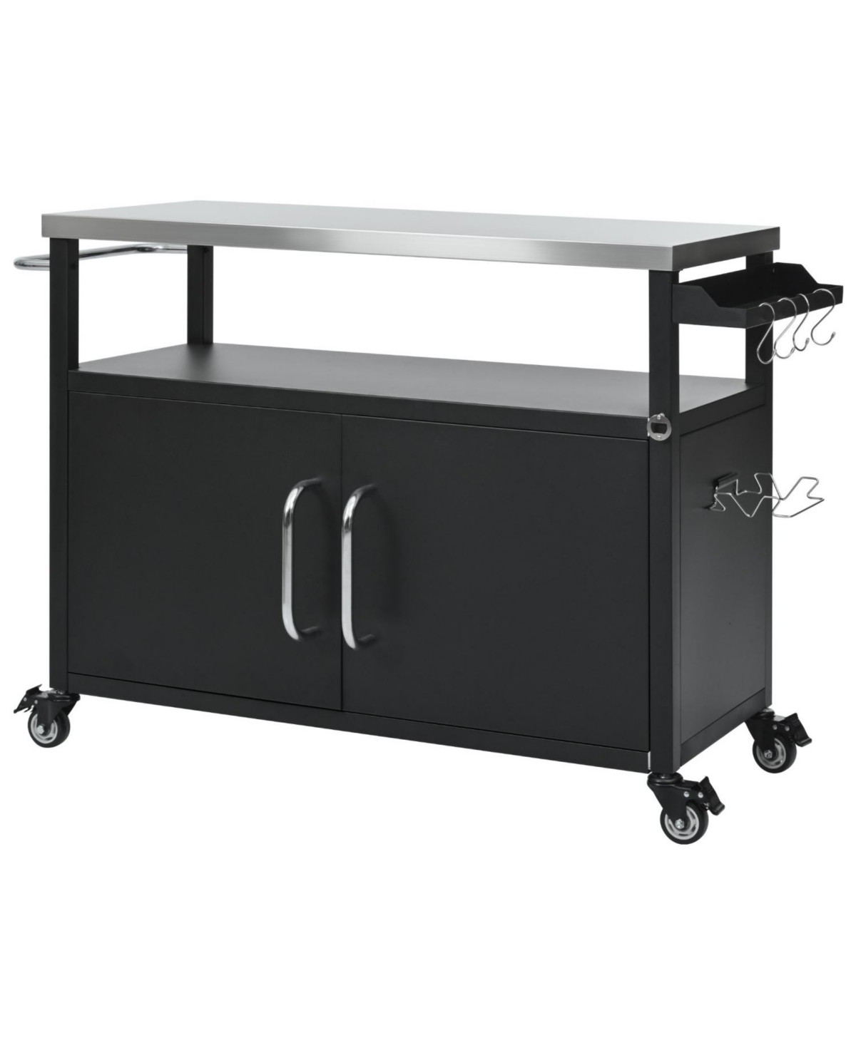 Streamdale Furniture Outdoor Kitchen Island Grill Cart Table