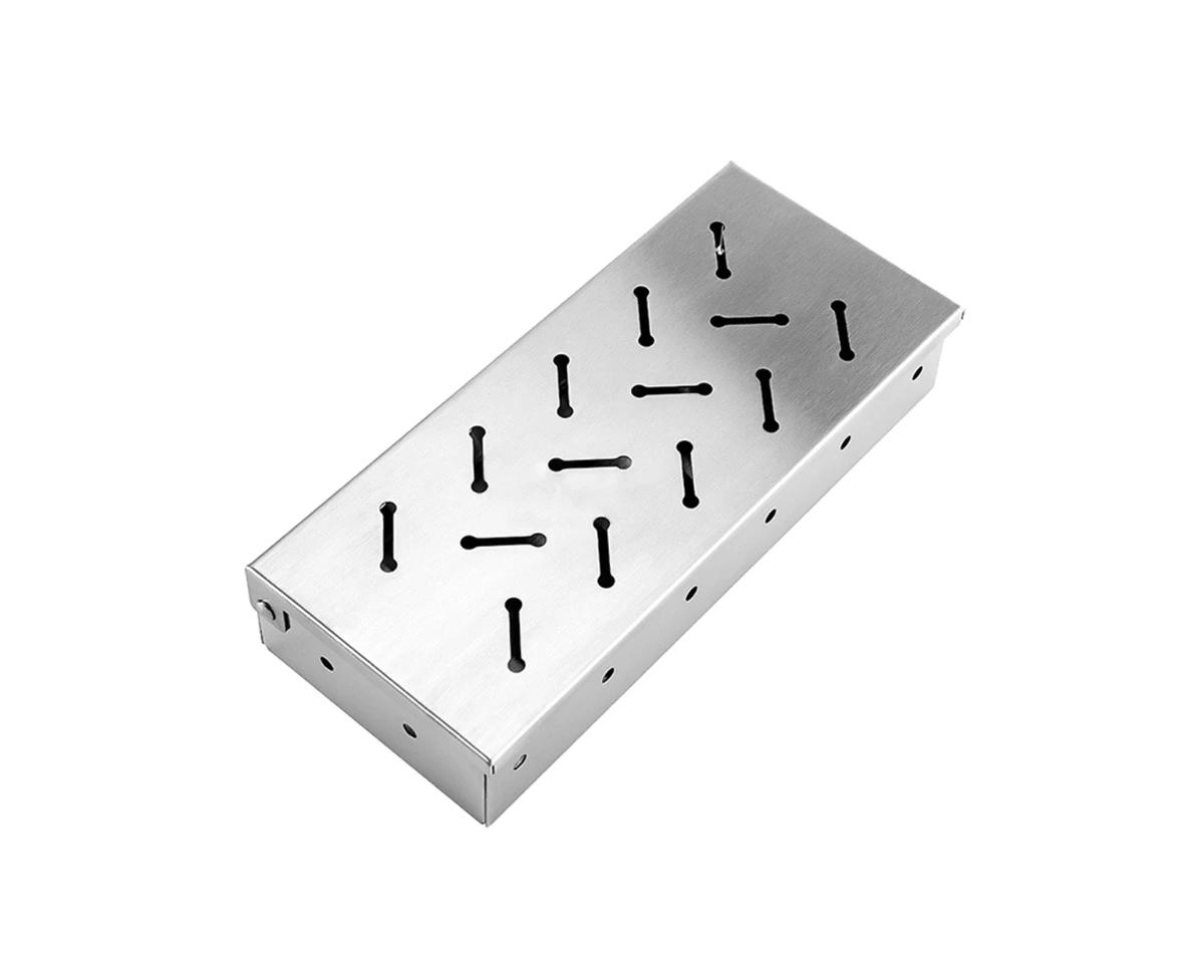 Bbq Smoker Box - Silver