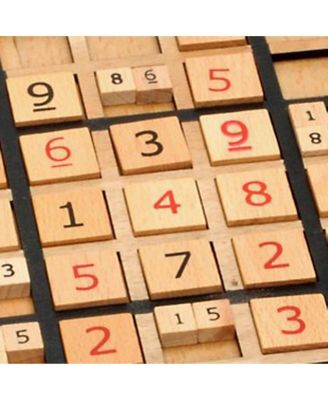 Replacement Wooden Sudoku Number Tiles - Extra Set of Pieces