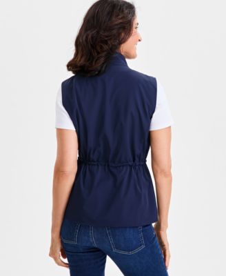 Women's Zip-Front Tech Cargo Vest, Macy's Exclusive