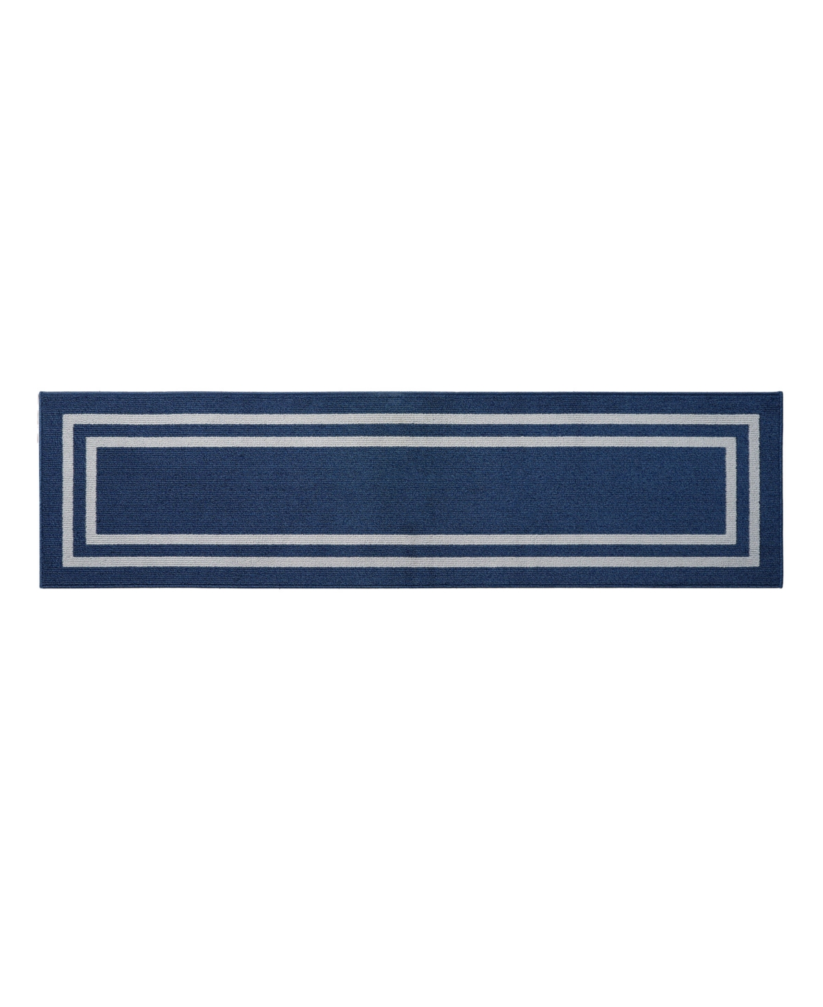 Jean Pierre Double Line Border Tufted - Machine Washable Runner Rug