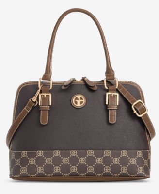 Giani Bernini - Medium Monogram Crossbody Domed Bag