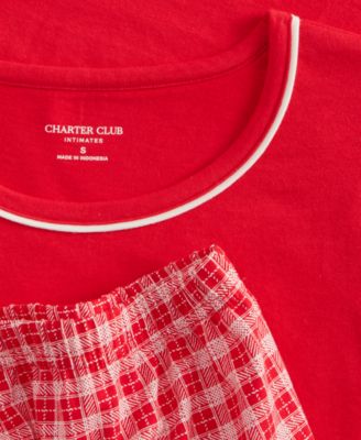 Women's Long-Sleeve Jersey Pajama Set