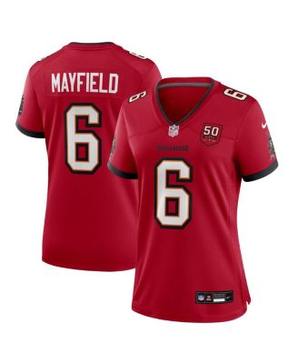 Nike - Women's Baker Mayfield Red Tampa Bay Buccaneers 50th Anniversary Game Jersey