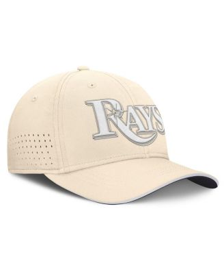 Men's Cream Tampa Bay Rays Rise Performance Flex Hat