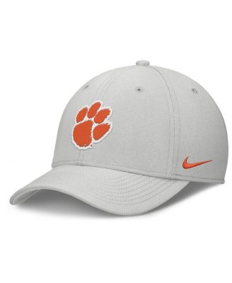 Nike - Men's Gray Clemson Tigers Rise Practice Performance Adjustable Hat