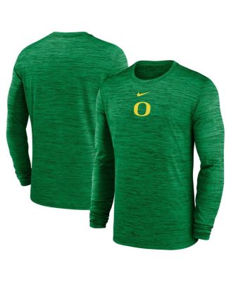 Nike - Men's Green Oregon Ducks 2025 Sideline Velocity Performance Long Sleeve T-Shirt