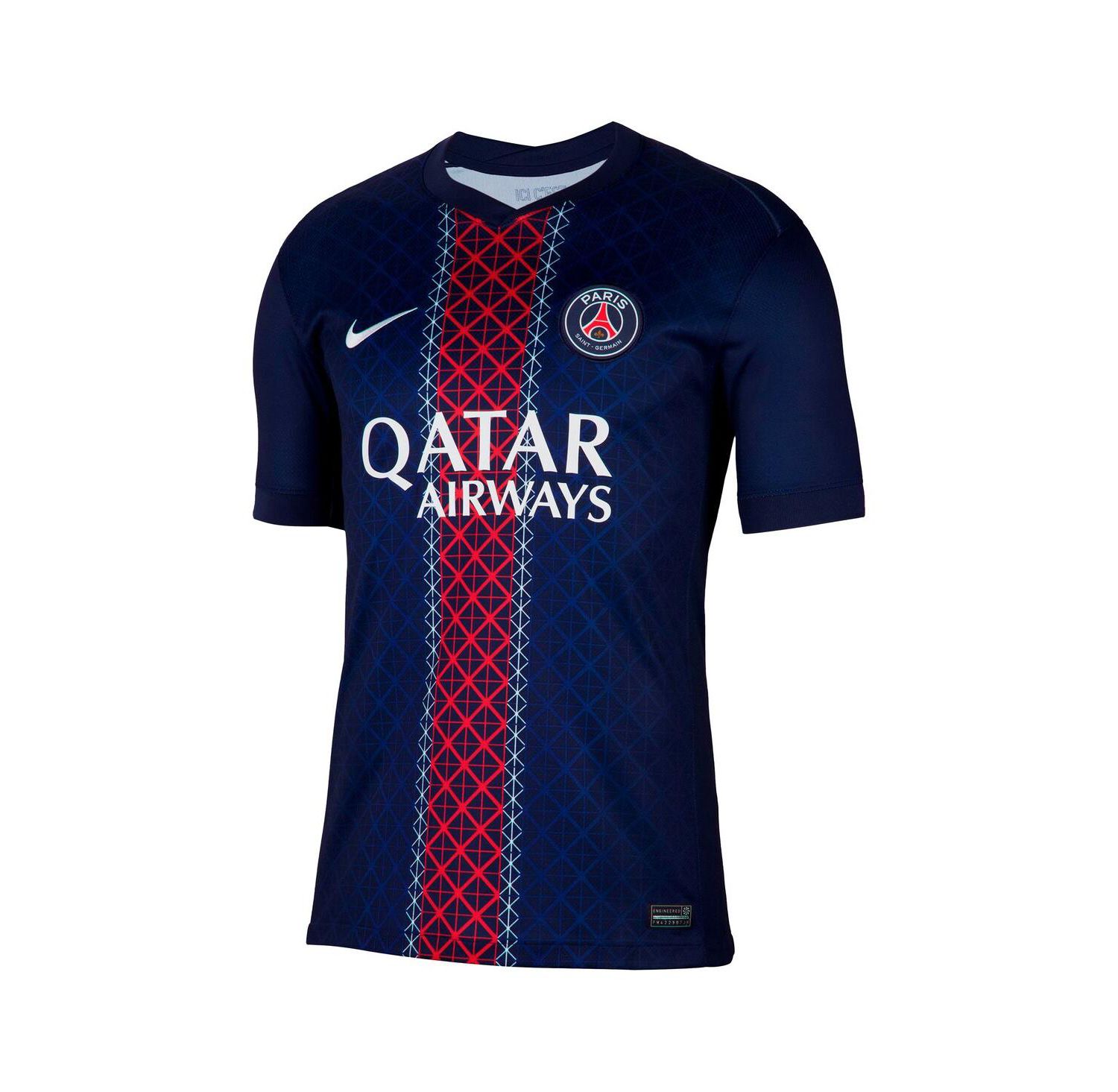 Men's Navy Paris Saint-Germain 2025/26 Home Replica Jersey