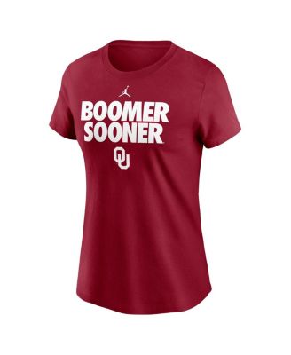 Women's Crimson Oklahoma Sooners Local Ultimate Chant T-Shirt