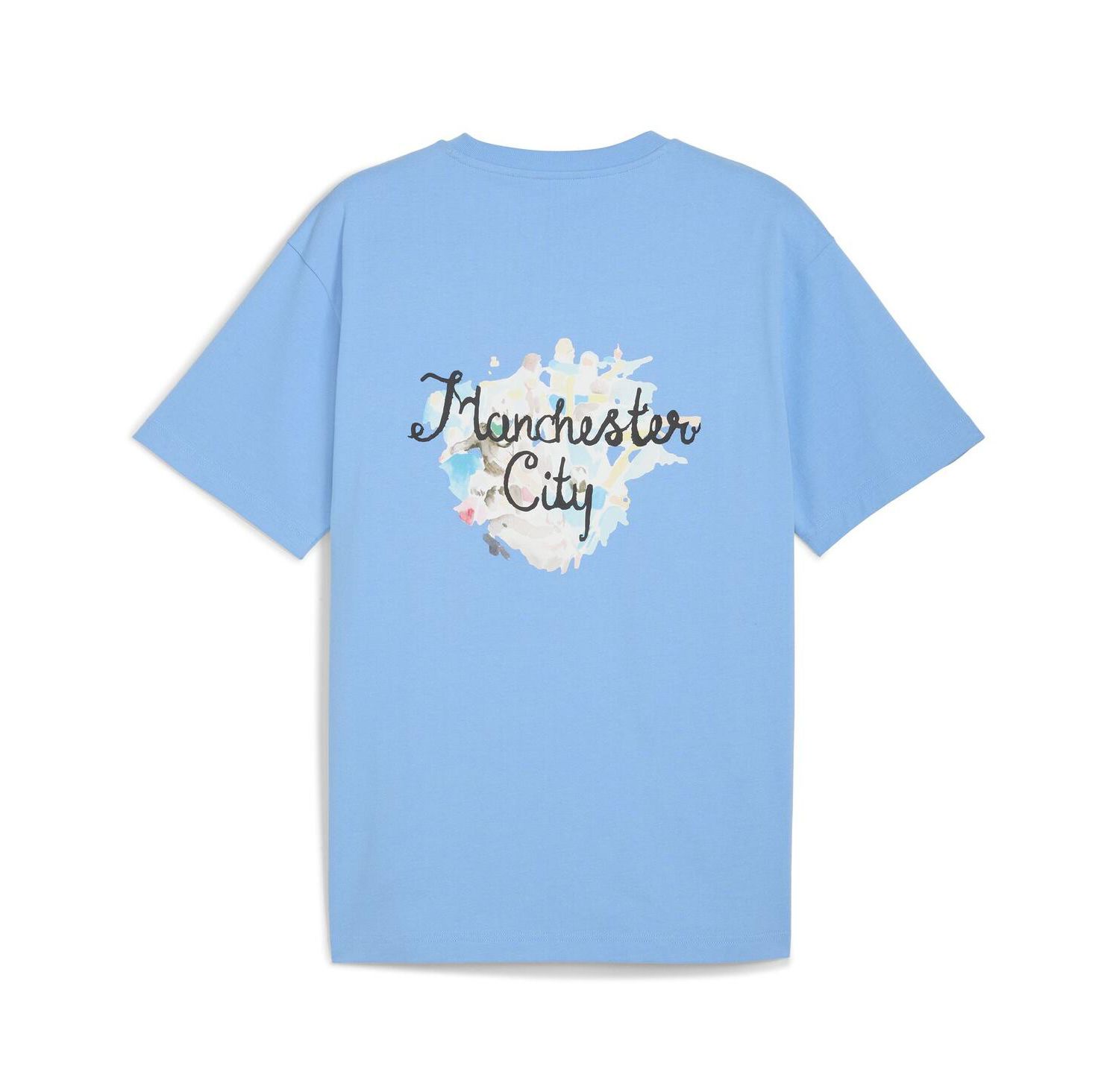 x Kid Super Men's Light Blue Manchester City 2025 FIFA Club World Cup Graphic T-Shirt