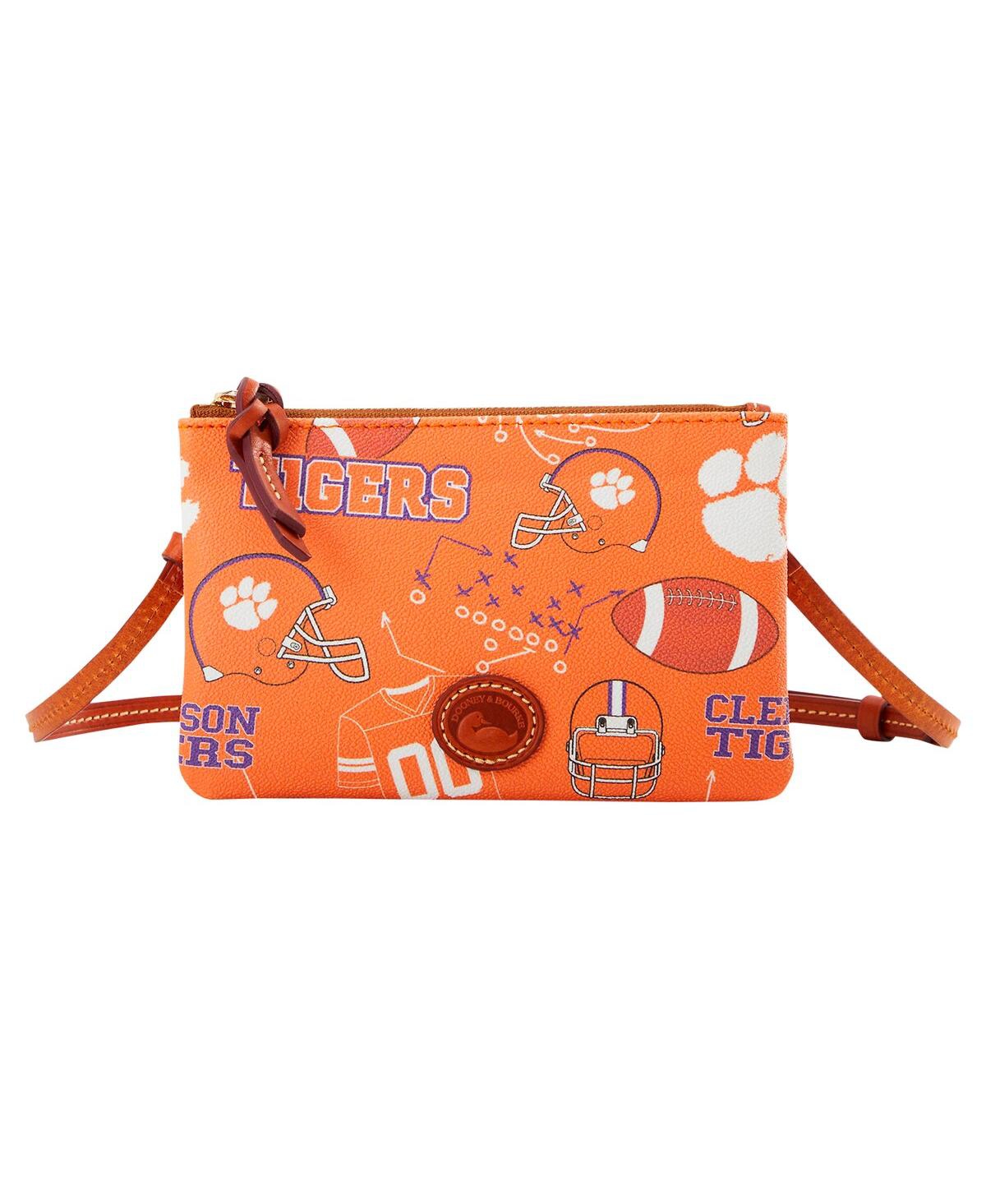 Clemson Tigers Top Zip Crossbody Purse