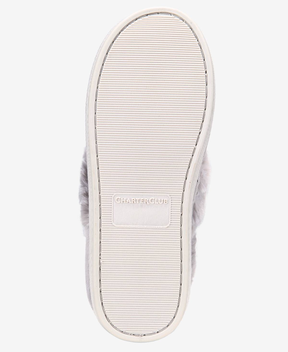 Charter Club Women's Faux-fur-lined Slippers, Macy's Exclusive In White