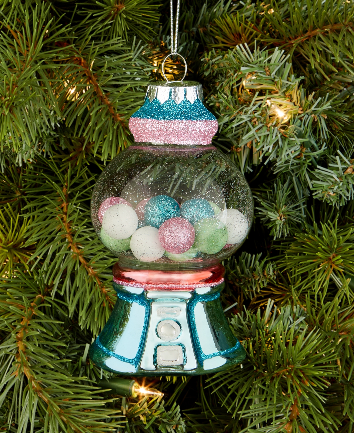Holiday Lane Sugar Plum Gumball Machine Ornament, Macy's Exclusive