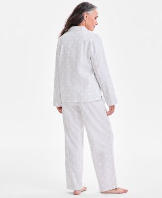 Women's 2-Pc. Cotton Flannel Packaged Pajamas Set, Created for Macy's