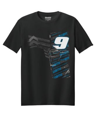 Men's Black Chase Elliott Amazon Prime Car T-Shirt