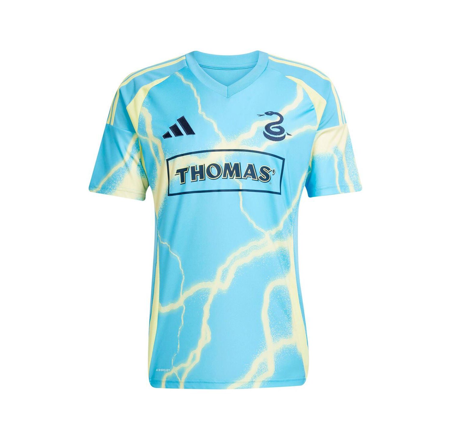 Men's Quinn Sullivan Blue Philadelphia Union 2025 The Voltage Kit Replica Player Jersey