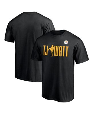 Fanatics - Men's T.J. Watt Black Pittsburgh Steelers Checkdown T-Shirt