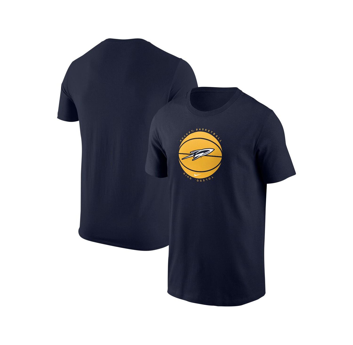 Men's Navy Toledo Rockets Basketball Core T-Shirt