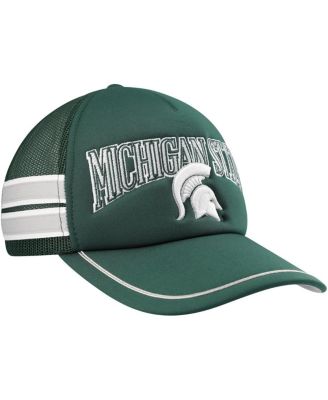 Men's Green Michigan State Spartans Sideband Trucker Adjustable Hat