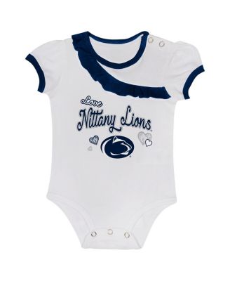 Baby Boys and Girls 2-Piece Penn State Nittany Lions Love My Team Bodysuit Skirt Set