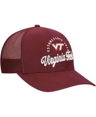 Men's Maroon Virginia Tech Hokies Pitstop Trucker Adjustable Hat