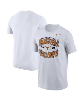Nike - Men's White Texas Longhorns 2025 NCAA Softball Women's College World Series Champions T-Shirt