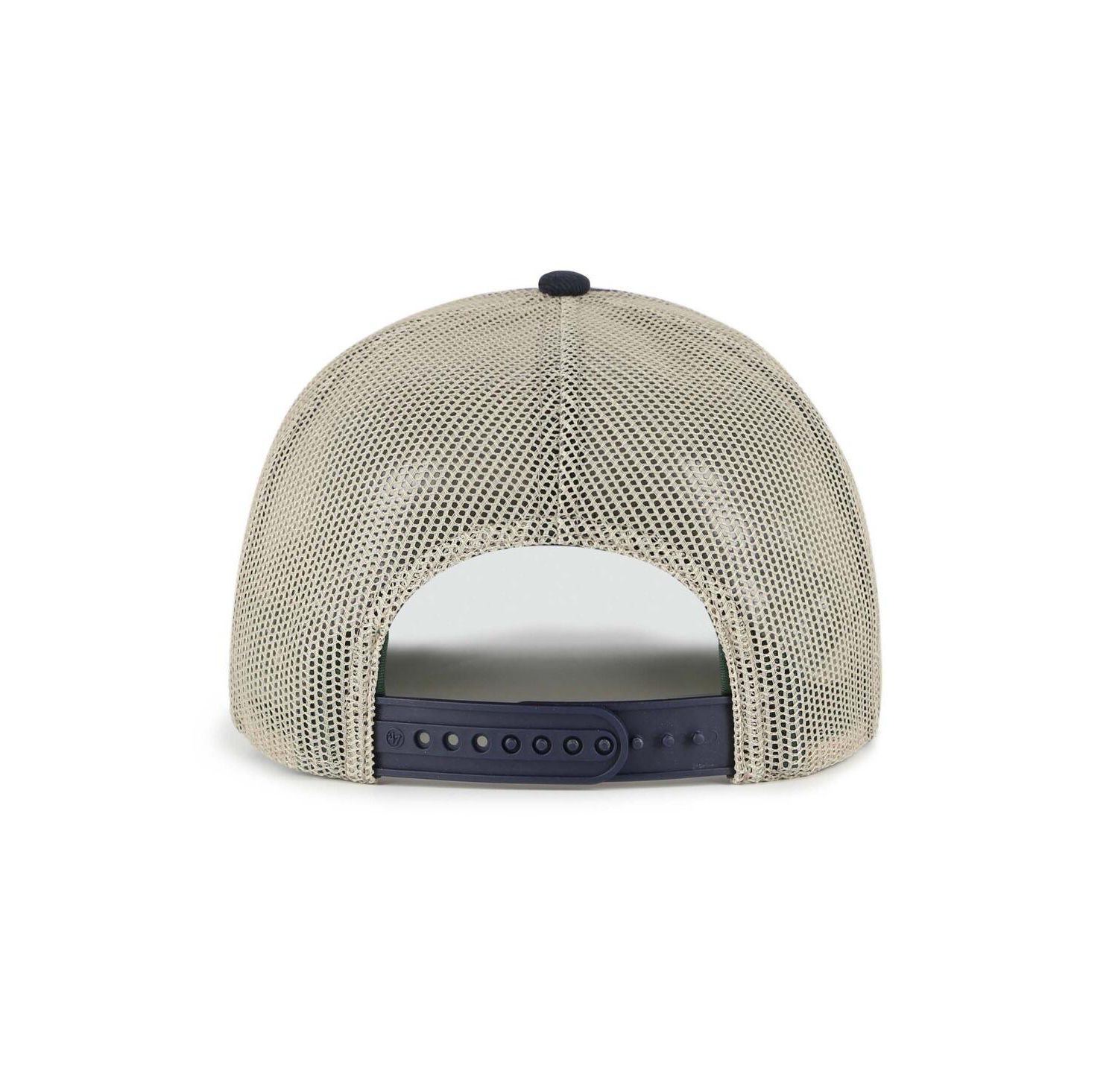 Men's Navy North Carolina Tar Heels Pomona Mesh Hitch Adjustable Trucker Hat