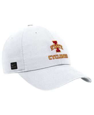Nike - Men's White Iowa State Cyclones 2025 On-Field Club Adjustable Hat
