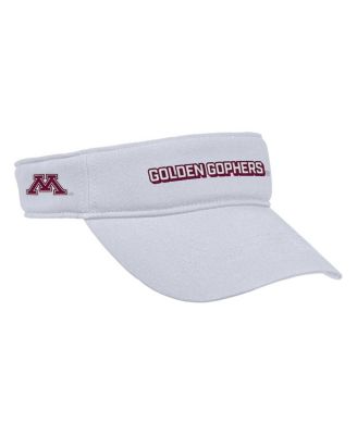 Men's White Minnesota Golden Gophers 2025 On-Field Ace Performance Adjustable Visor Hat
