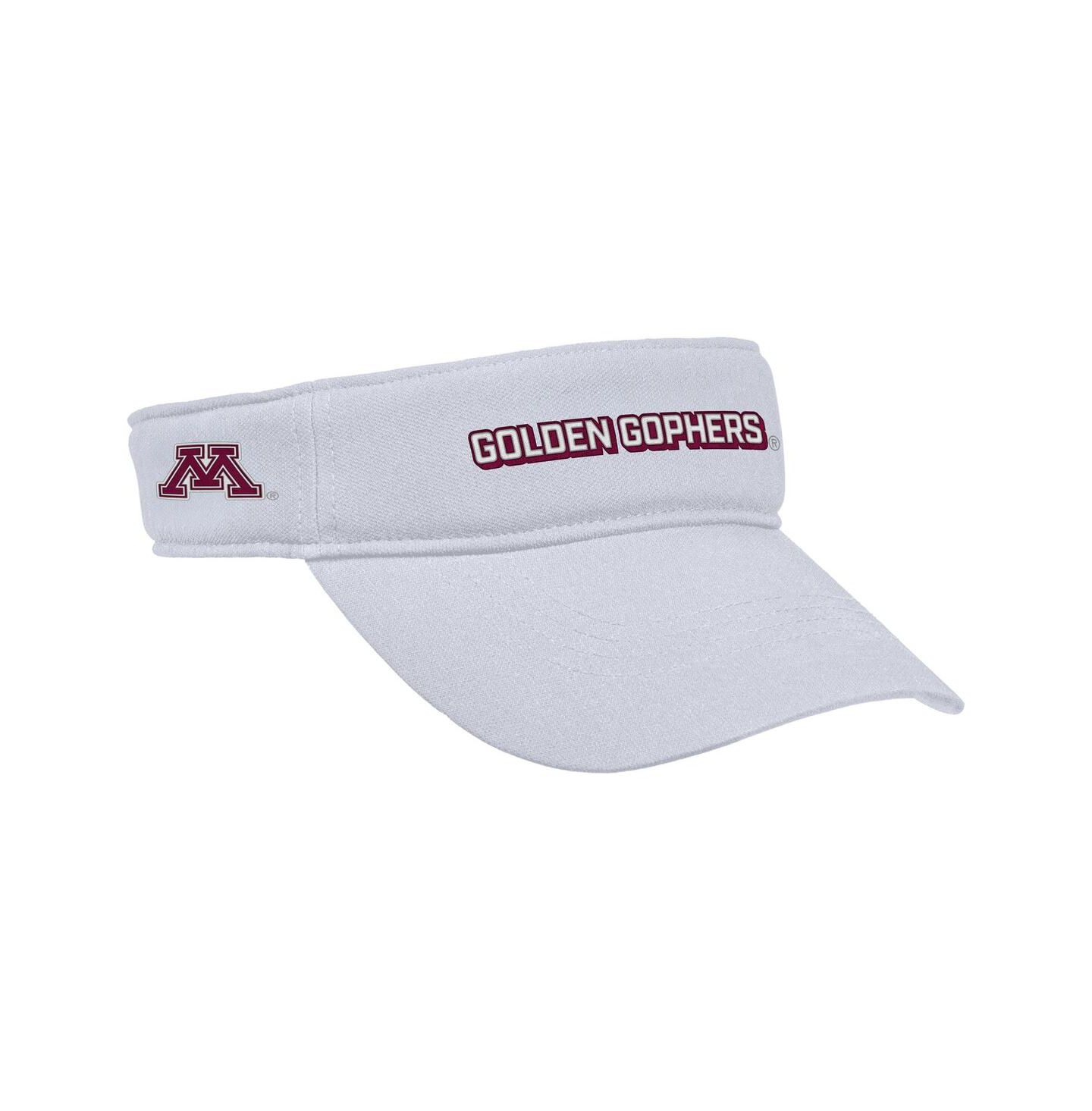 Мужские козырьки Nike White Minnesota Golden Gophers 2025 On-Field Ace Performance Adjustable Hat — фото 2
