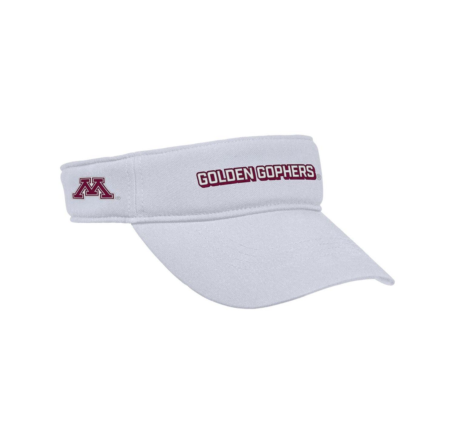 Men's White Minnesota Golden Gophers 2025 On-Field Ace Performance Adjustable Visor Hat