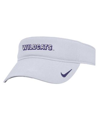 Nike - Men's White Kansas State Wildcats 2025 On-Field Ace Performance Adjustable Visor Hat