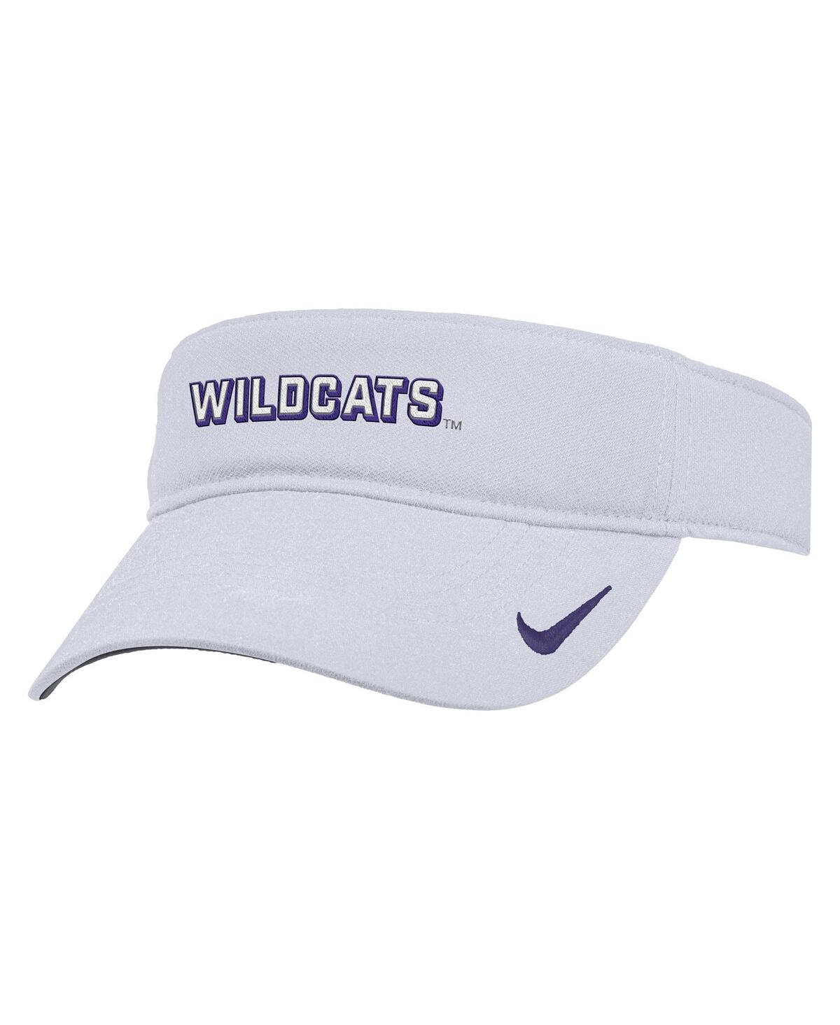 Nike Men's White Kansas State Wildcats 2025 On-field Ace Performance Adjustable Visor Hat
