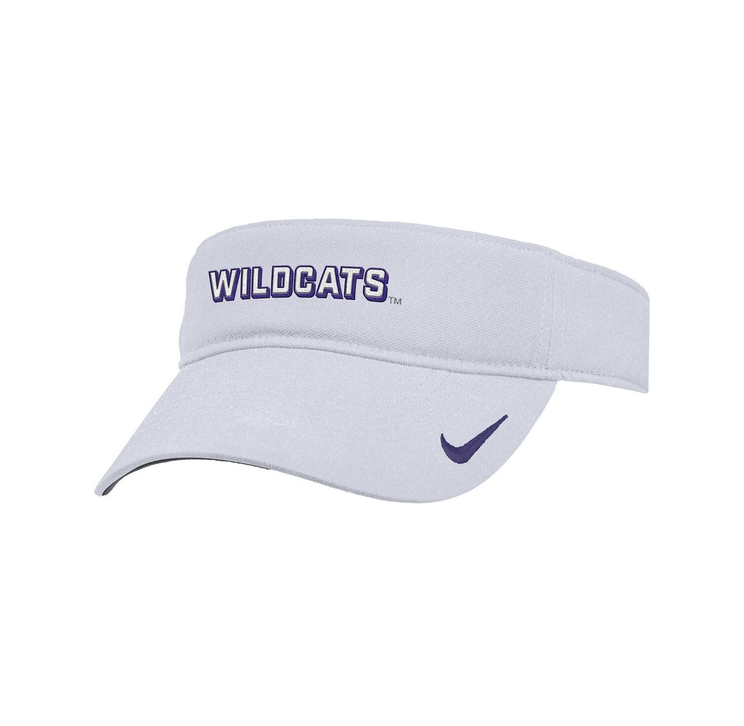 Men's White Kansas State Wildcats 2025 On-Field Ace Performance Adjustable Visor Hat