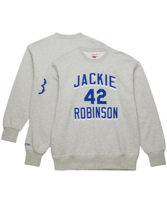 Mitchell & Ness Men's Jackie Robinson Heather Gray Brooklyn