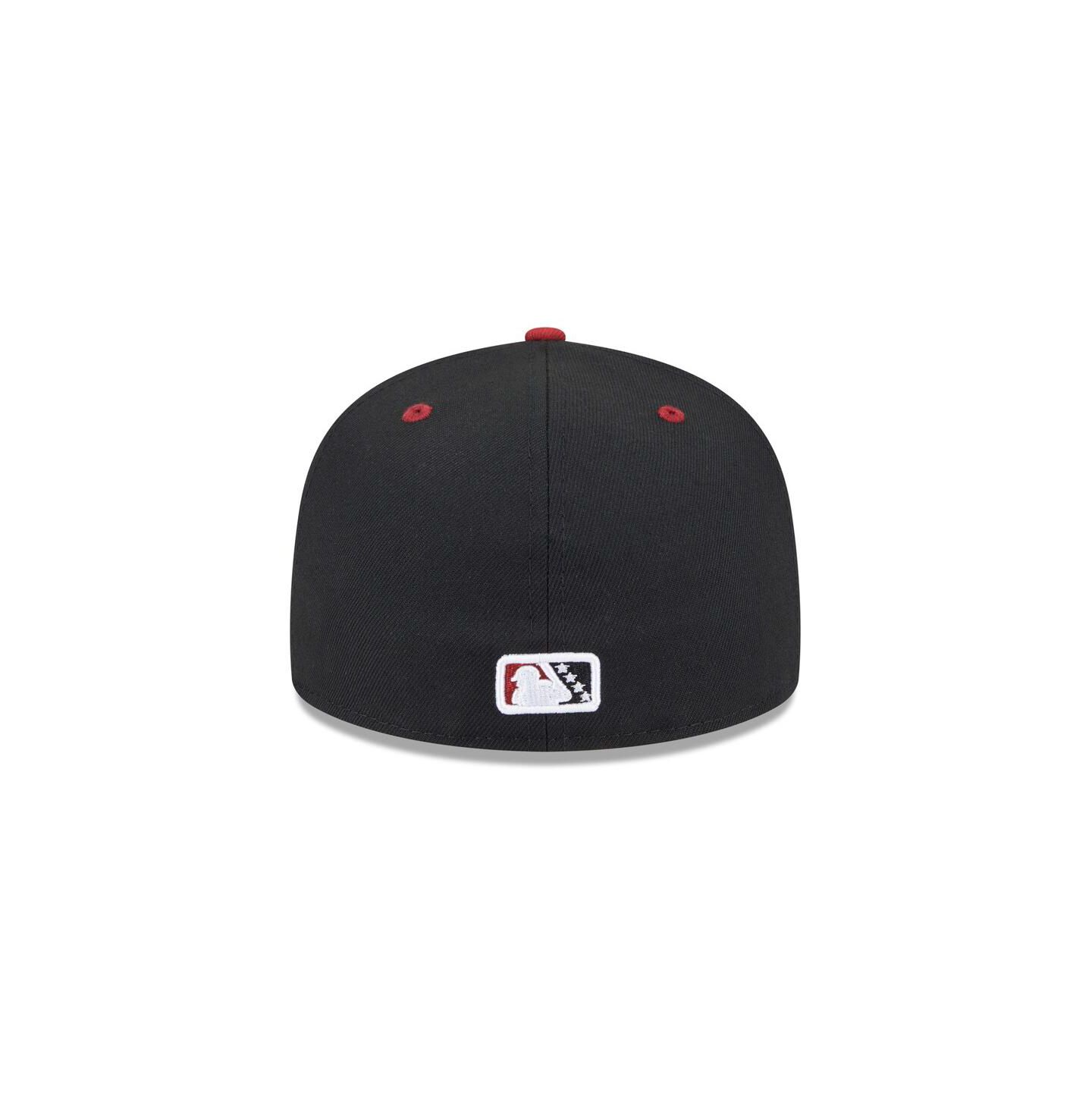 Мужская кепка New Era Black Round Rock Express Theme Nights 59FIFTY Fitted Hat — фото 4