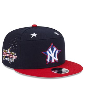New Era - Men's Navy/Red New York Yankees 2025 MLB All-Star Game Workout Side Patch 9FIFTY Snapback Hat